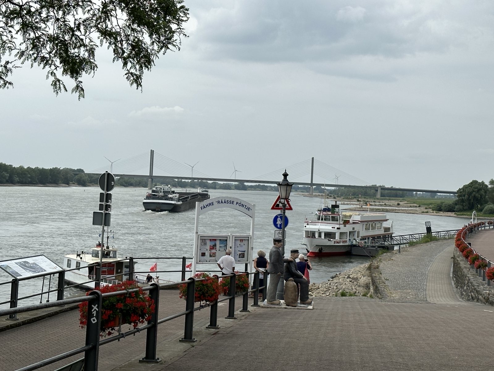 Rhein in Rees
